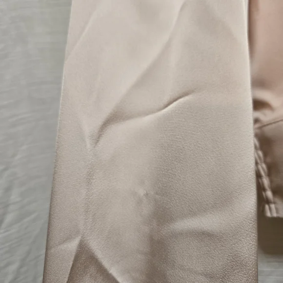 Rachel Zoe Women's Blush Satin Blouse - Picture 5 of 5